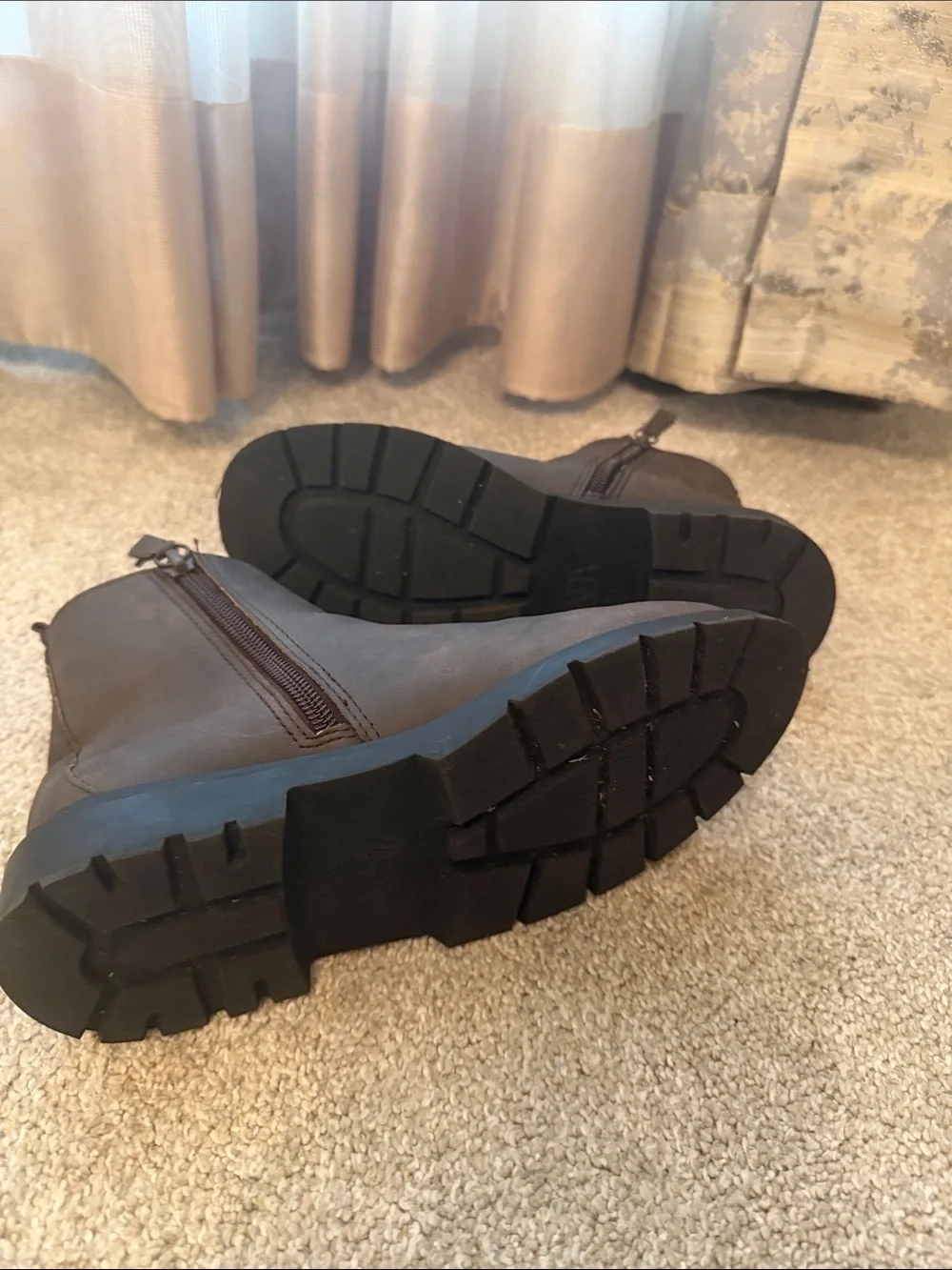 Zara Kids Brown Chelsea Pull-On Boots
